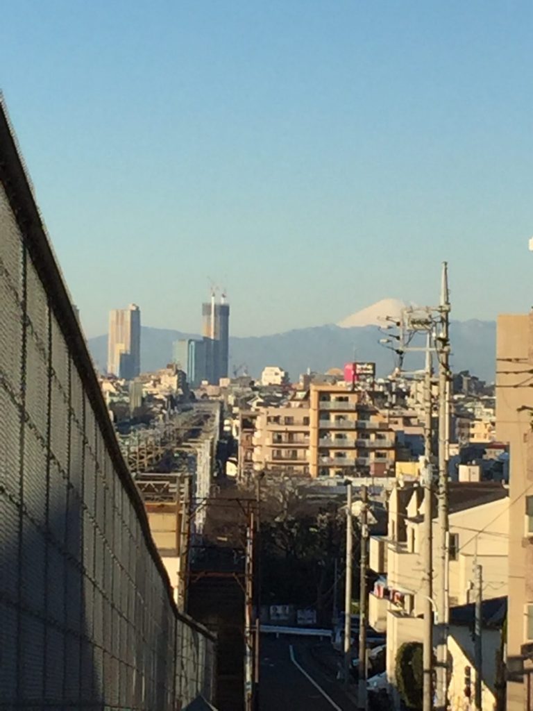 新幹線からの富士山