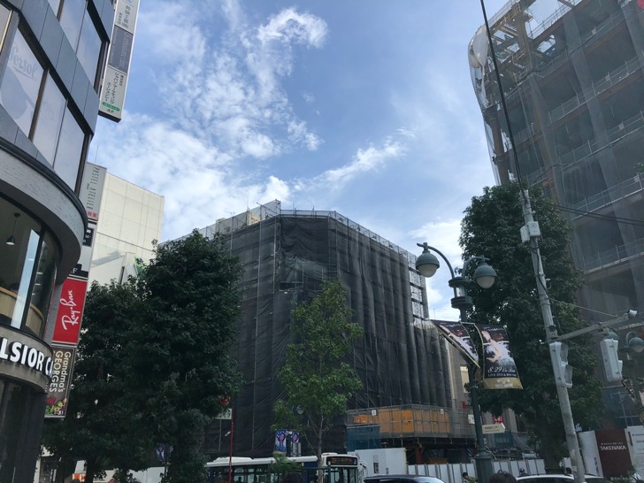 GAP渋谷店跡地に行きました！ パルコ跡地も工事中で渋谷再開発を実感？！