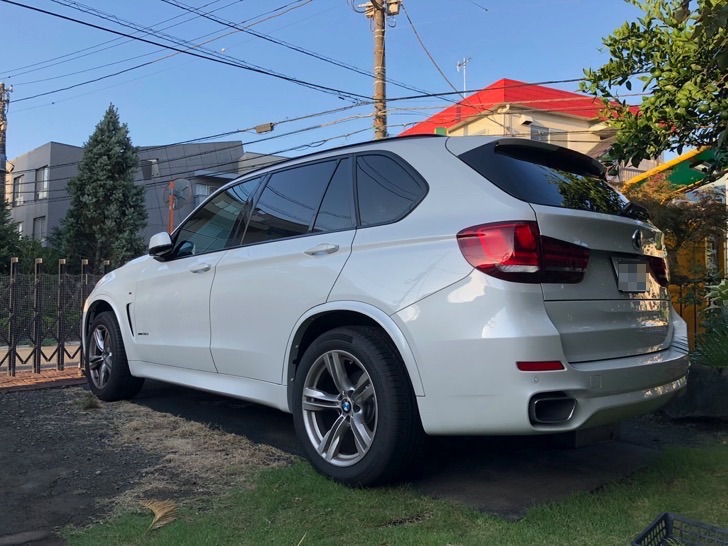 BMW X5 洗車日記 2018月10月8日(月)